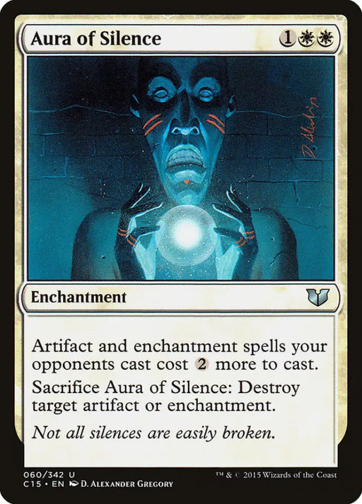 Aura of Silence [Commander 2015] - MTG Single