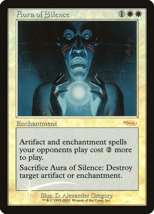 Aura of Silence [Friday Night Magic 2002] - MTG Single