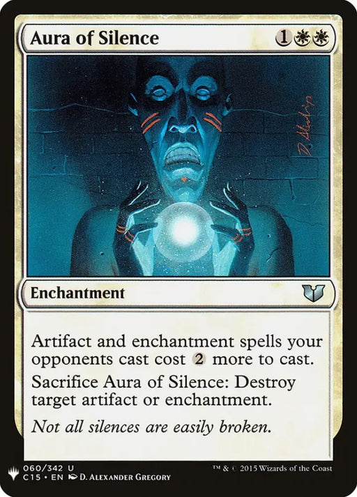 Aura of Silence [Mystery Booster] - MTG Single