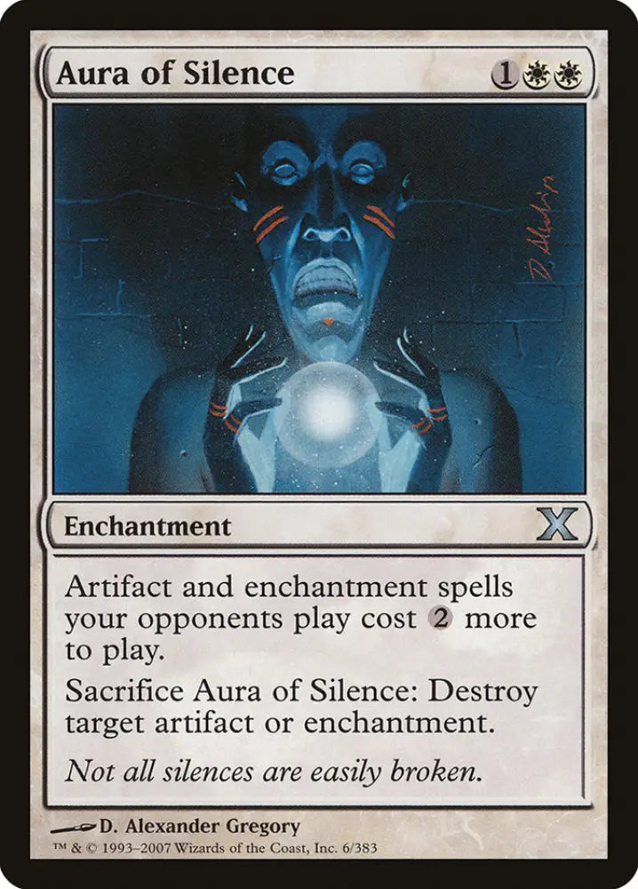 Aura of Silence [Tenth Edition] - MTG Single