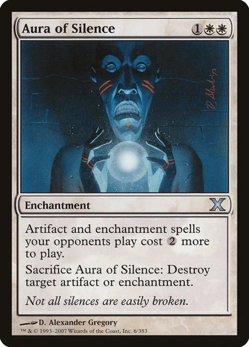 Aura of Silence [Tenth Edition] - MTG Single
