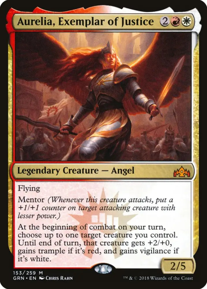 Aurelia Exemplar of Justice [Guilds of Ravnica] - MTG Single