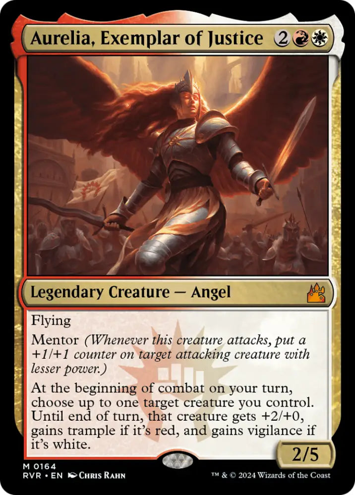 Aurelia Exemplar of Justice [Ravnica Remastered] - MTG Single