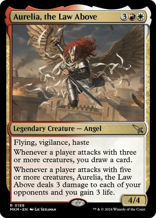 Aurelia the Law Above [Murders at Karlov Manor] - MTG Single