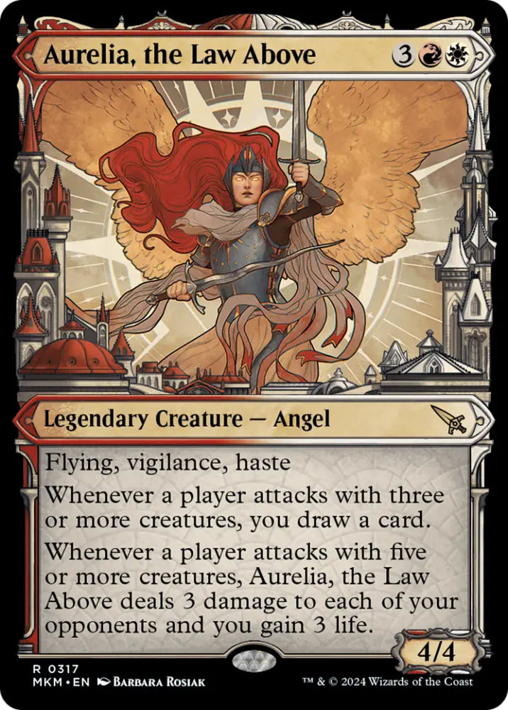 Aurelia the Law Above (Showcase) (0317) [Murders at Karlov Manor] - MTG Single