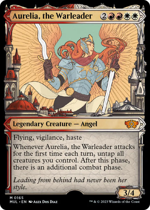 Aurelia the Warleader (Halo Foil) [Multiverse Legends] - MTG Single