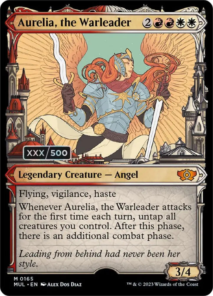 Aurelia the Warleader (Serialized) [Multiverse Legends] - MTG Single