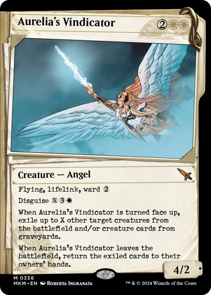 Aurelia’s Vindicator (Showcase) [Murders at Karlov Manor] - MTG Single