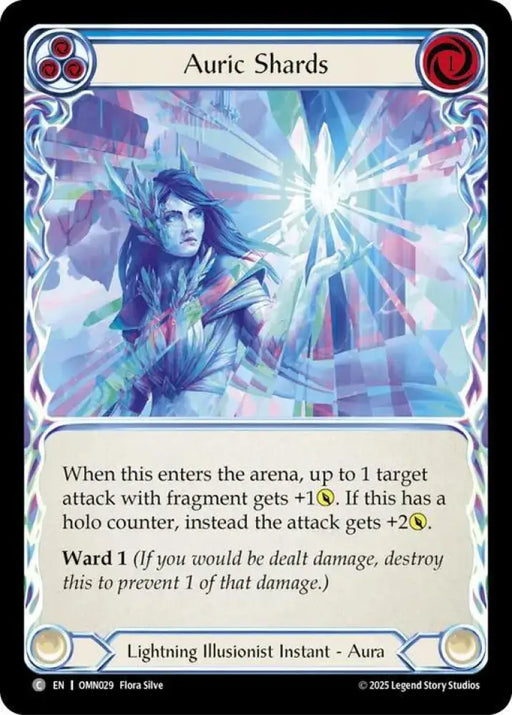Auric Shards (Blue) (OMN029) [Omens of the Third Age]