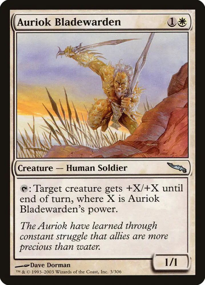 Auriok Bladewarden [Mirrodin] - MTG Single