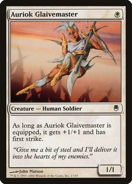 Auriok Glaivemaster [Darksteel] - MTG Single