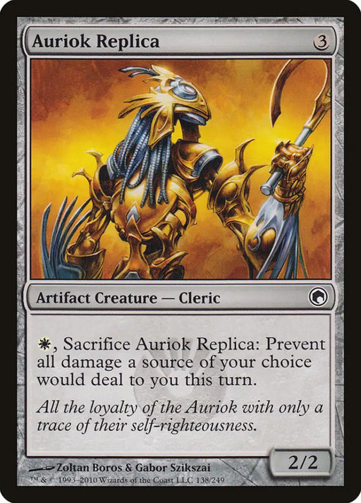 Auriok Replica [Scars of Mirrodin] - MTG Single