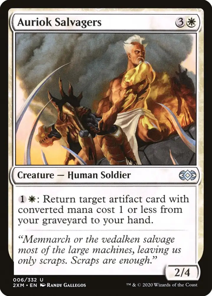Auriok Salvagers [Double Masters] - MTG Single
