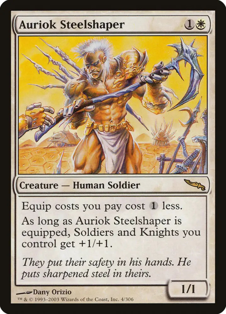 Auriok Steelshaper [Mirrodin] - MTG Single