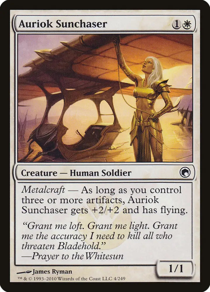 Auriok Sunchaser [Scars of Mirrodin] - MTG Single