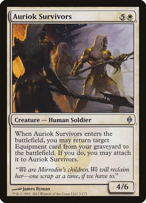 Auriok Survivors [New Phyrexia] - MTG Single