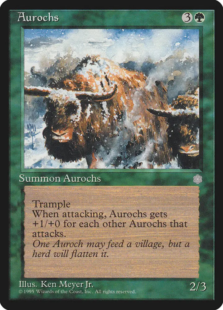 Aurochs [Ice Age] - MTG Single