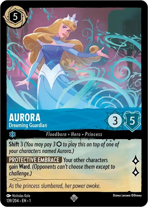 Aurora - Dreaming Guardian (139/204) [The First Chapter] - Lorcana Single