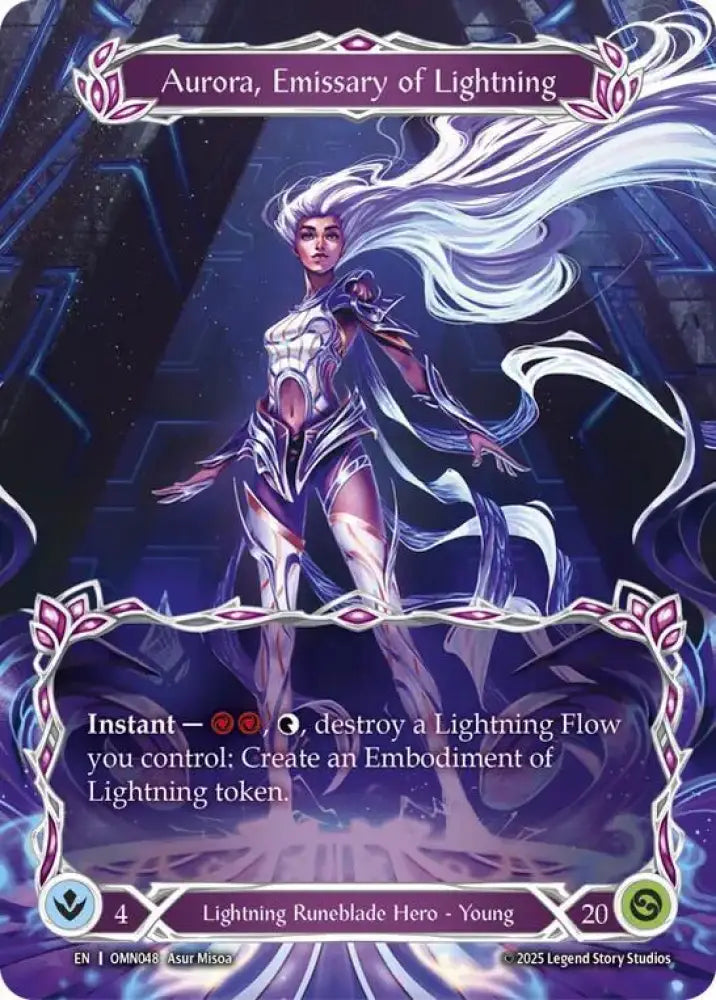 Aurora, Emissary of Lightning (Marvel) (OMN048) [Omens of the Third Age]