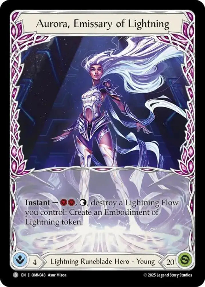 Aurora, Emissary of Lightning (OMN048) [Omens of the Third Age]