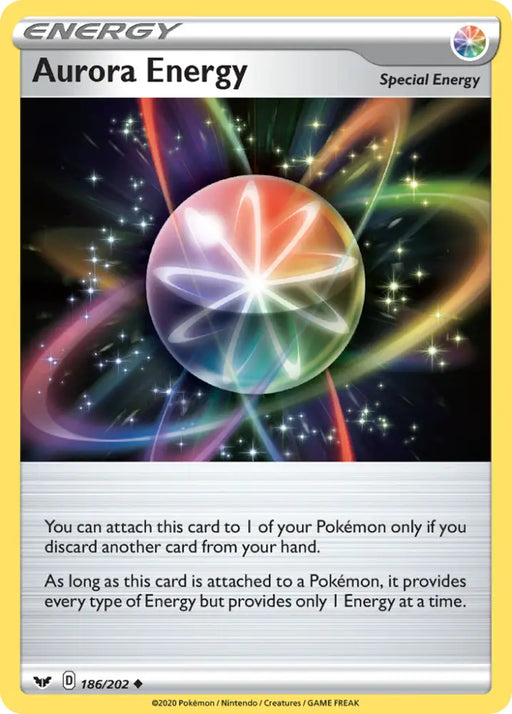 Aurora Energy (186/202) [Sword & Shield: Base Set] - Pokemon Single