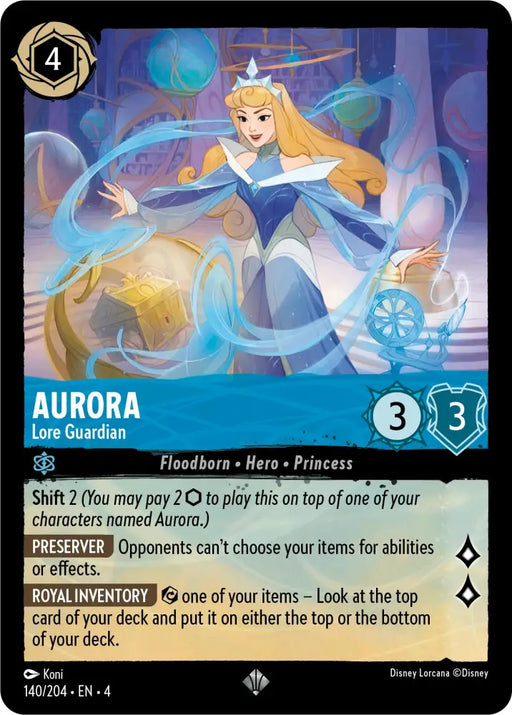 Aurora - Lore Guardian (140/204) [Ursula’s Return] - Lorcana Single