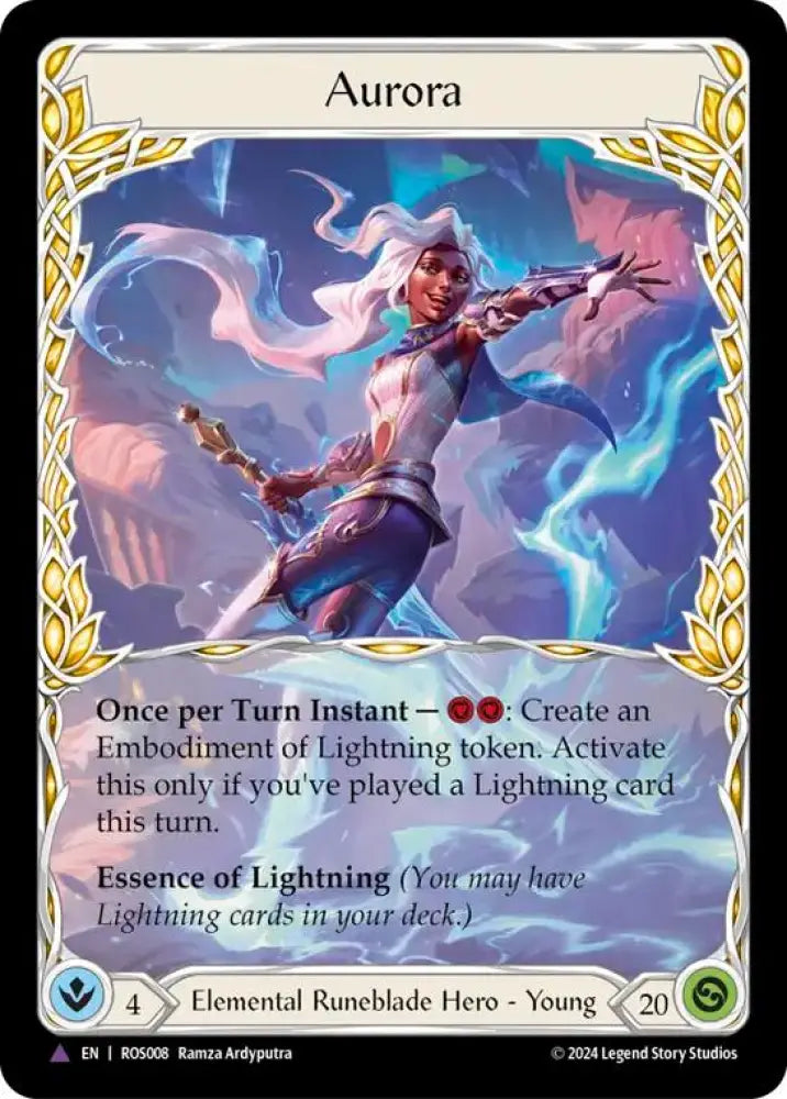 Aurora (Marvel) [Rosetta] Cold Foil - Flesh And Blood Single
