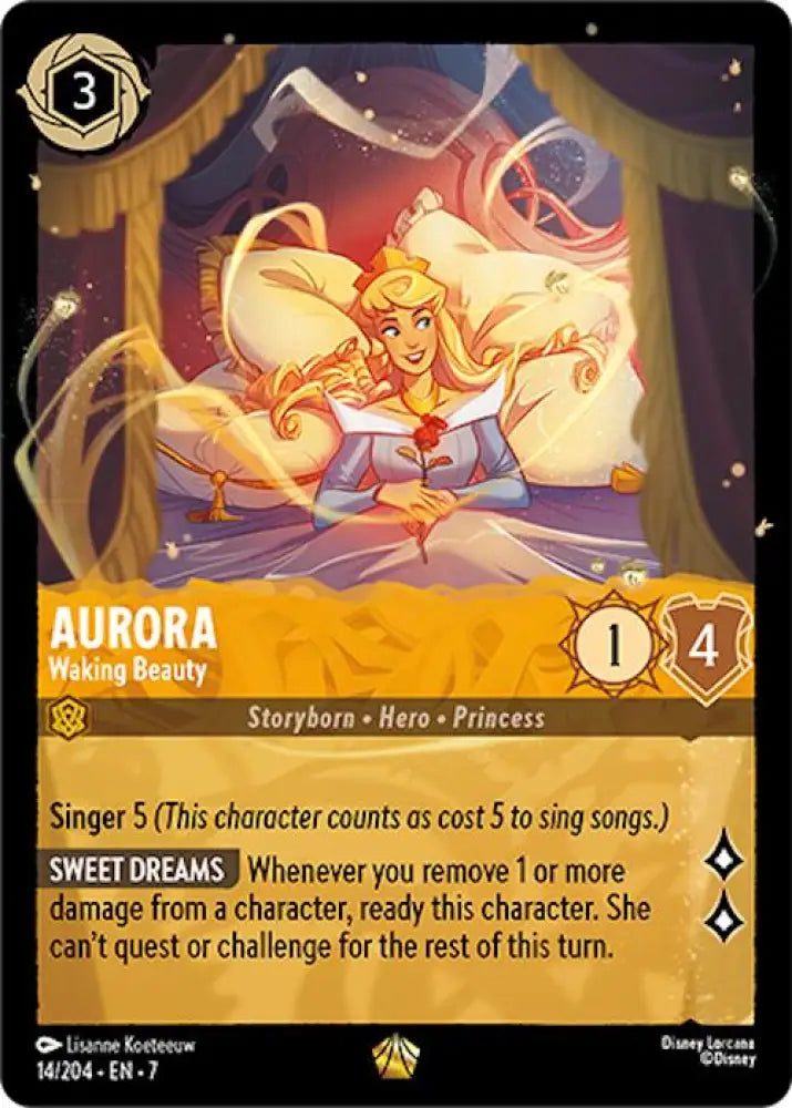 Aurora - Waking Beauty (14/204) [Archazia’s Island] - Lorcana Single