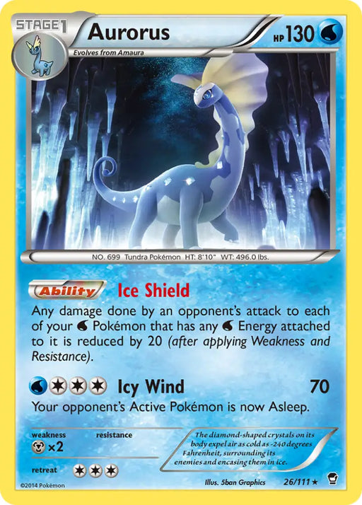 Aurorus (26/111) [XY: Furious Fists] - Pokemon Single
