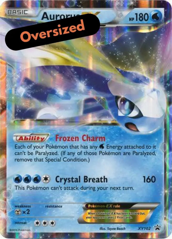 Aurorus EX (XY102) (Jumbo Card) [XY: Black Star Promos] - Pokemon Single