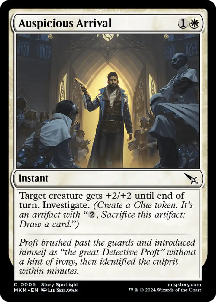 Auspicious Arrival [Murders at Karlov Manor] - MTG Single