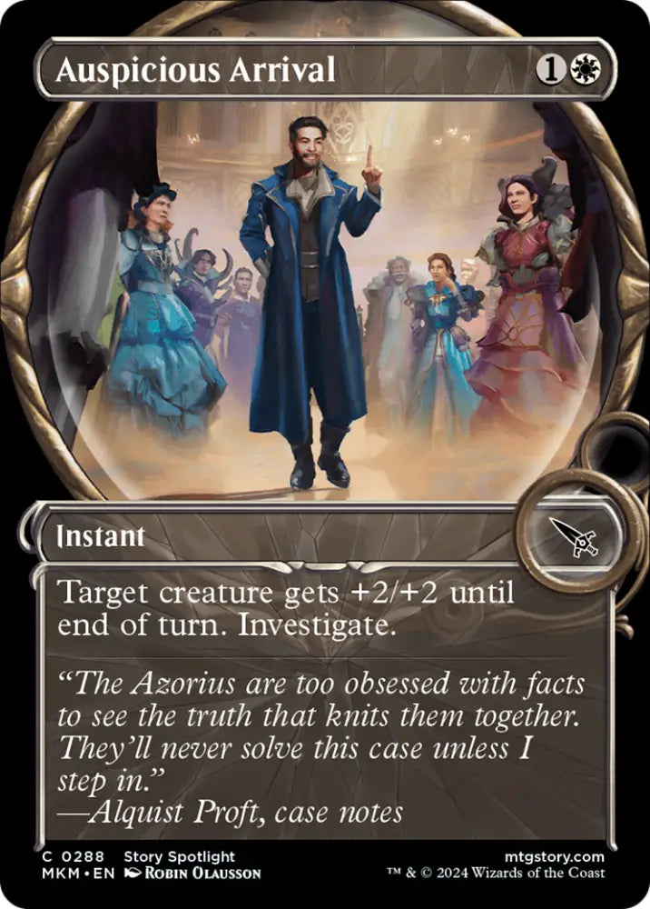 Auspicious Arrival (Showcase) [Murders at Karlov Manor] - MTG Single