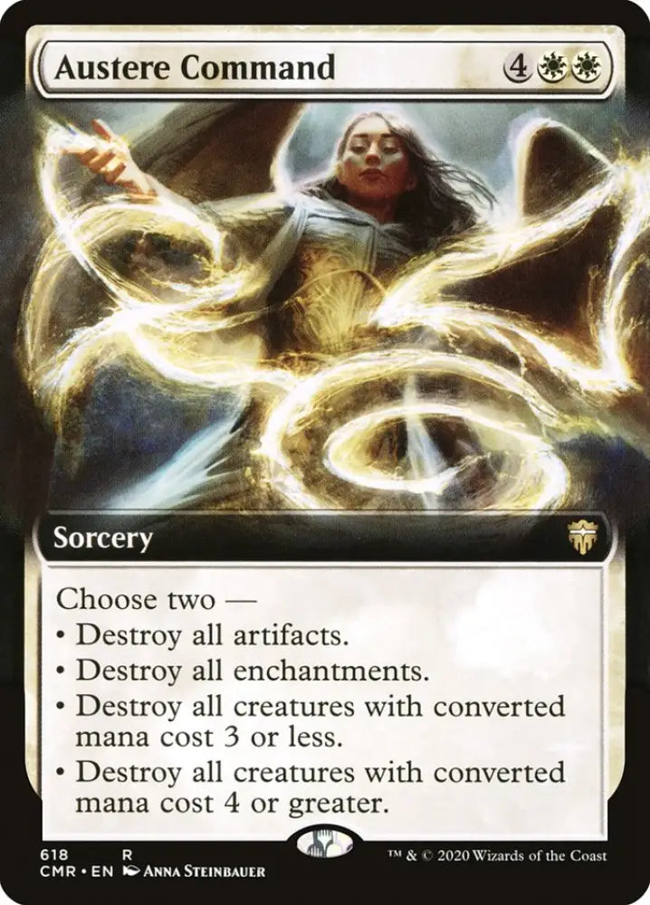 Austere Command (Extended Art) [Commander Legends] - MTG Single