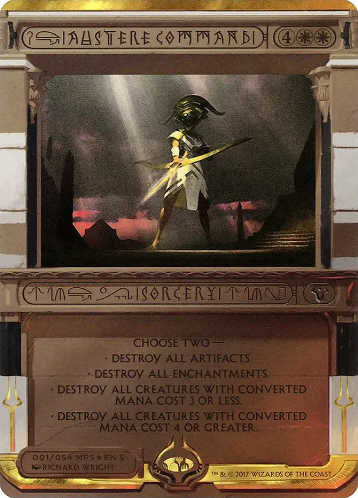 Austere Command (Invocation) [Amonkhet Invocations] - MTG Single