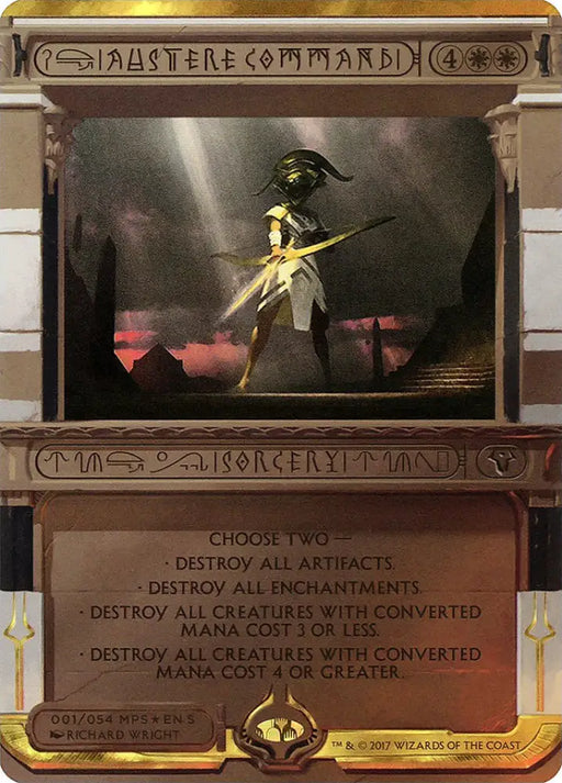 Austere Command (Invocation) [Amonkhet Invocations] - MTG Single