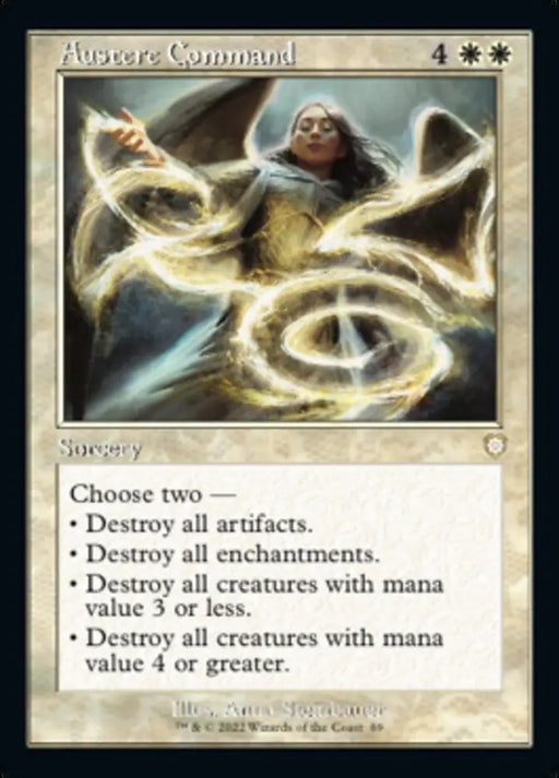 Austere Command (Retro) [The Brothers’ War Commander] - MTG Single