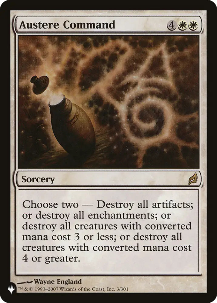 Austere Command [The List] - MTG Single