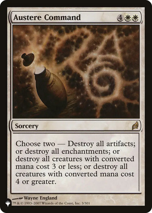 Austere Command [The List] - MTG Single