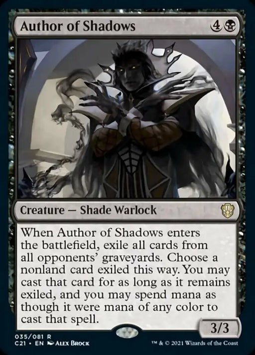 Author of Shadows [Commander 2021] - MTG Single