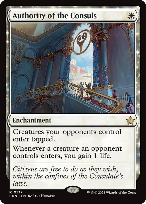 Authority of the Consuls (137) [Lorwyn Eclipsed Promos]