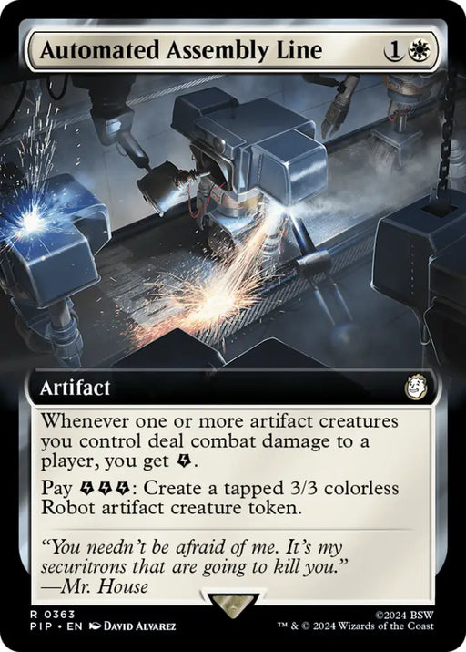 Automated Assembly Line (Extended Art) [Fallout] - MTG Single