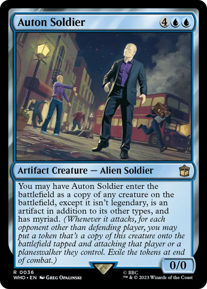 Auton Soldier [Doctor Who] - MTG Single