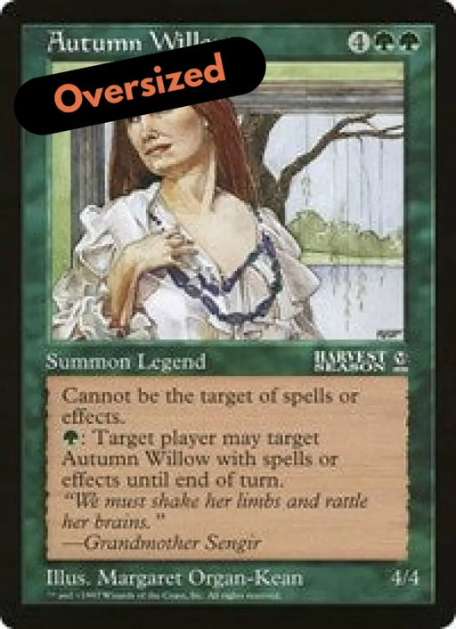 Autumn Willow (Oversized) [Oversize Cards] - MTG Single