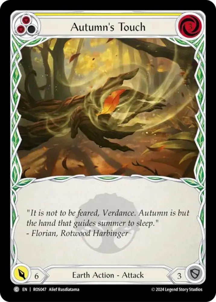 Autumn’s Touch (Yellow) [Rosetta] - Flesh And Blood Single