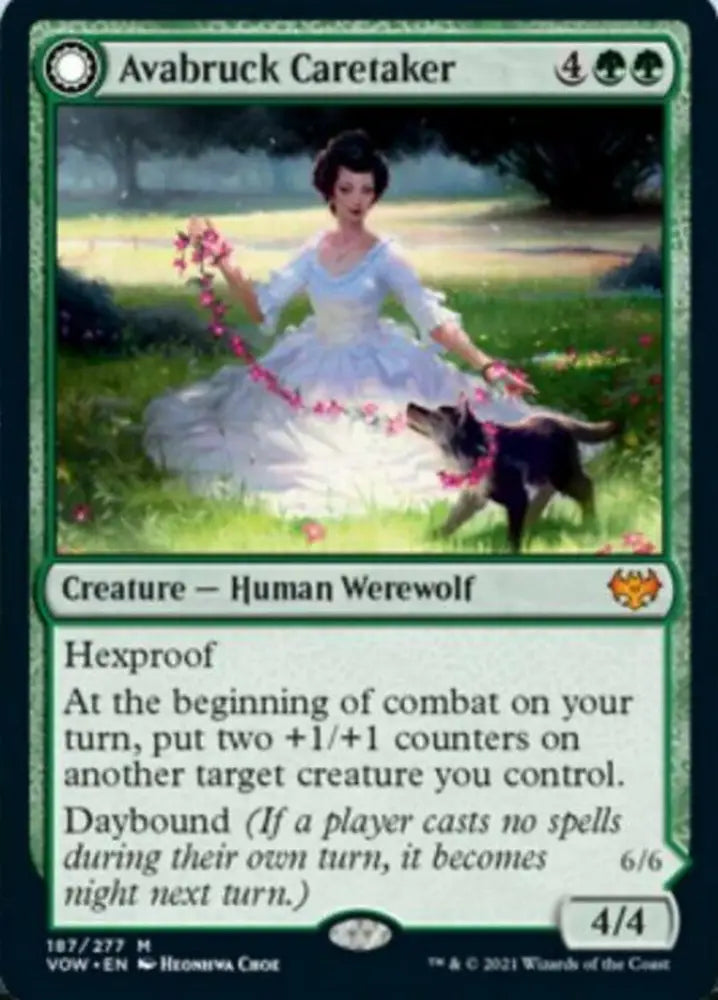 Avabruck Caretaker // Hollowhenge Huntmaster [Innistrad: Crimson Vow] - MTG Single