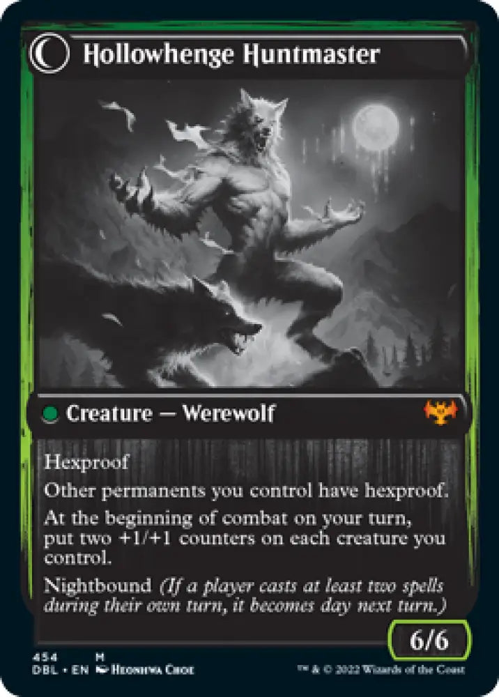 Avabruck Caretaker // Hollowhenge Huntmaster [Innistrad: Double Feature] - MTG Single