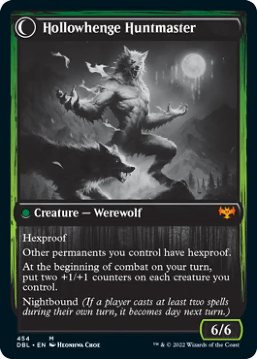 Avabruck Caretaker // Hollowhenge Huntmaster [Innistrad: Double Feature] - MTG Single
