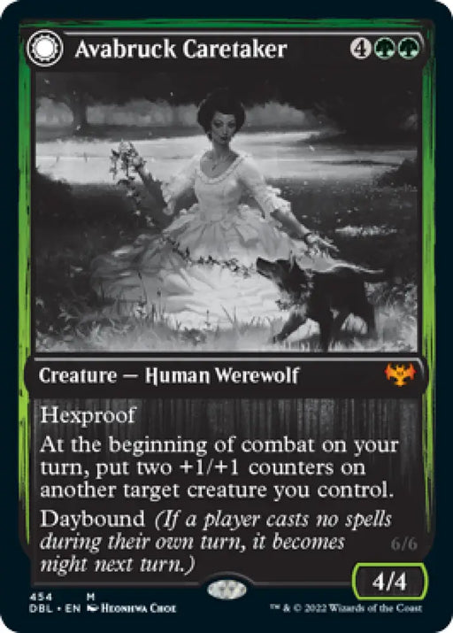 Avabruck Caretaker // Hollowhenge Huntmaster [Innistrad: Double Feature] - MTG Single