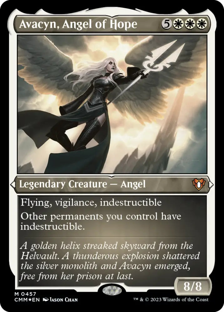 Avacyn Angel of Hope (Foil Etched) [Commander Masters] - MTG Single