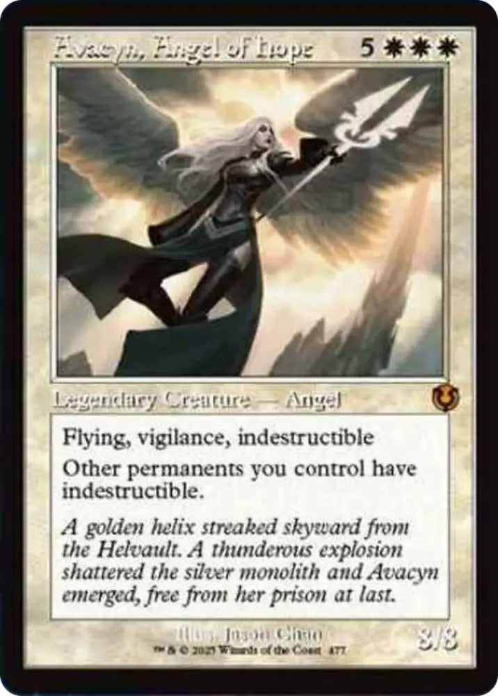Avacyn Angel of Hope (Retro Frame) [Innistrad Remastered] - MTG Single